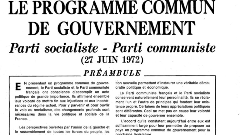 La gauche a besoin d’un programme commun… et d’une femme