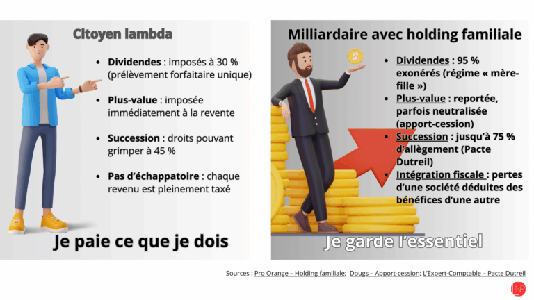 Les holdings familiales : l’exil fiscal en… France