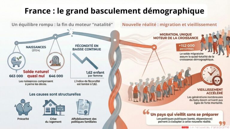 France : quand les naissances ne compensent plus les décès