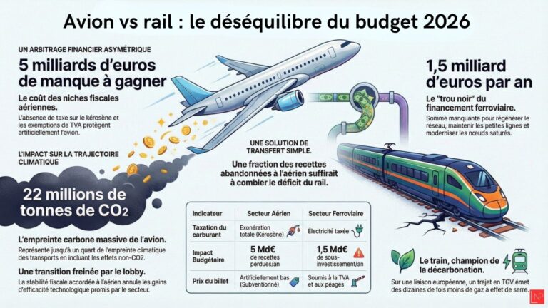 Budget : l’avion toujours privilégié, le climat toujours délaissé