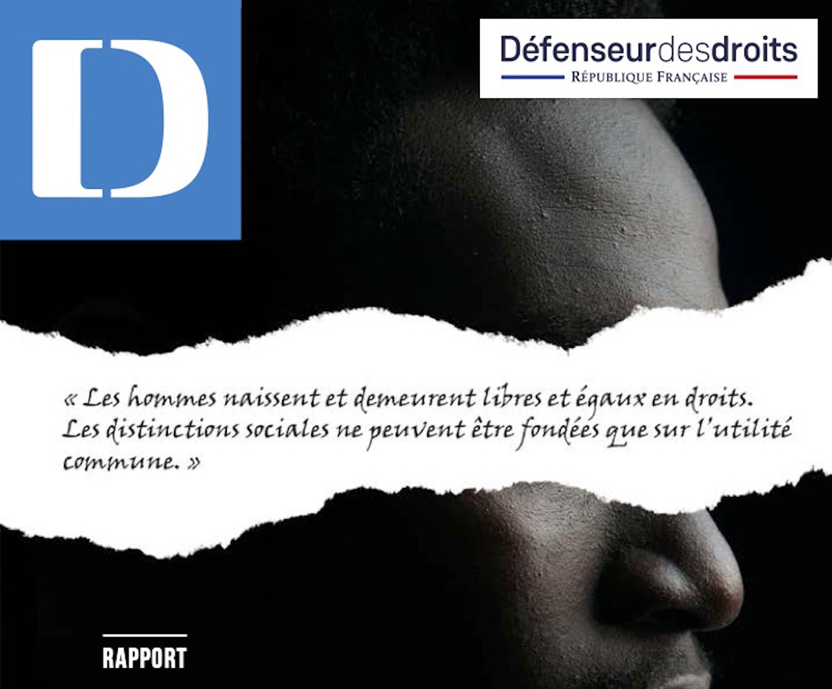 Page de garde du rapport de la défenseure des droits