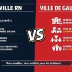 ILLUSTRATION COMPARATIF VILLES RN ET GAUCHE