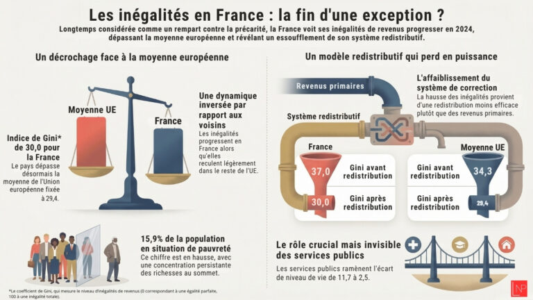 Inégalités : la France mauvais élève de l&rsquo;Europe ?
