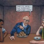 Illustration quad la colère sociale ses trompe d'ennemi