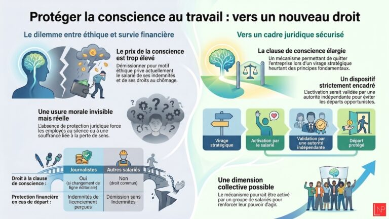 Et si le droit du travail protégeait enfin… la conscience des salariés ?