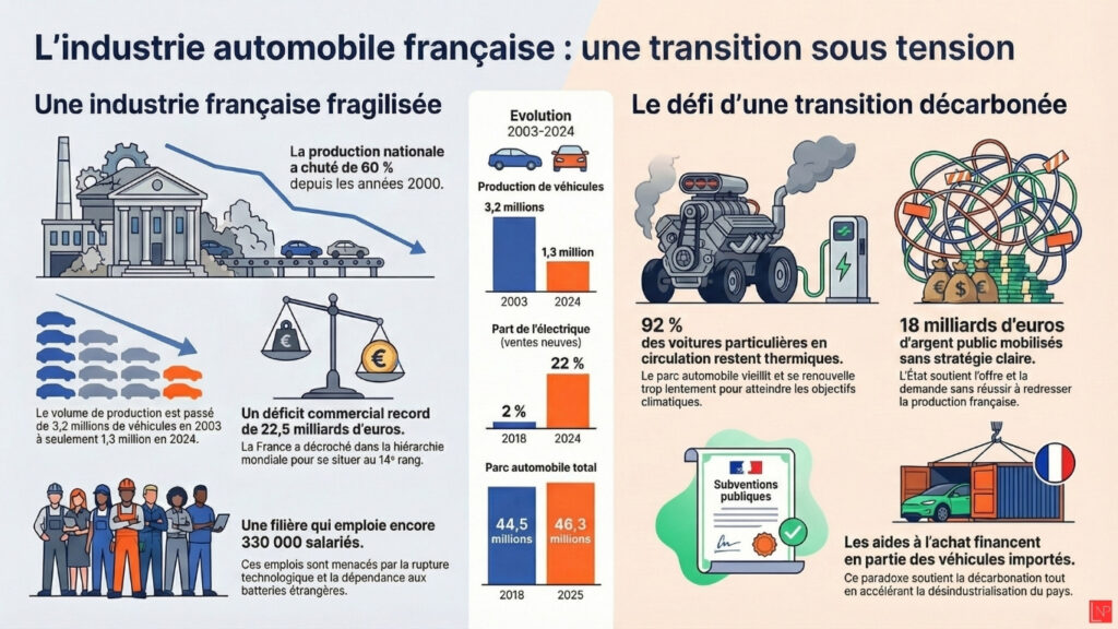 Infographie industrie automobile France