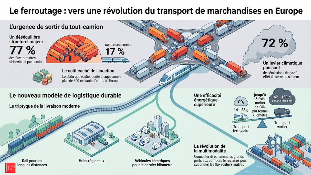 Ferroutage : révolution du transport en Europe