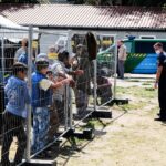 Camp de migrants.