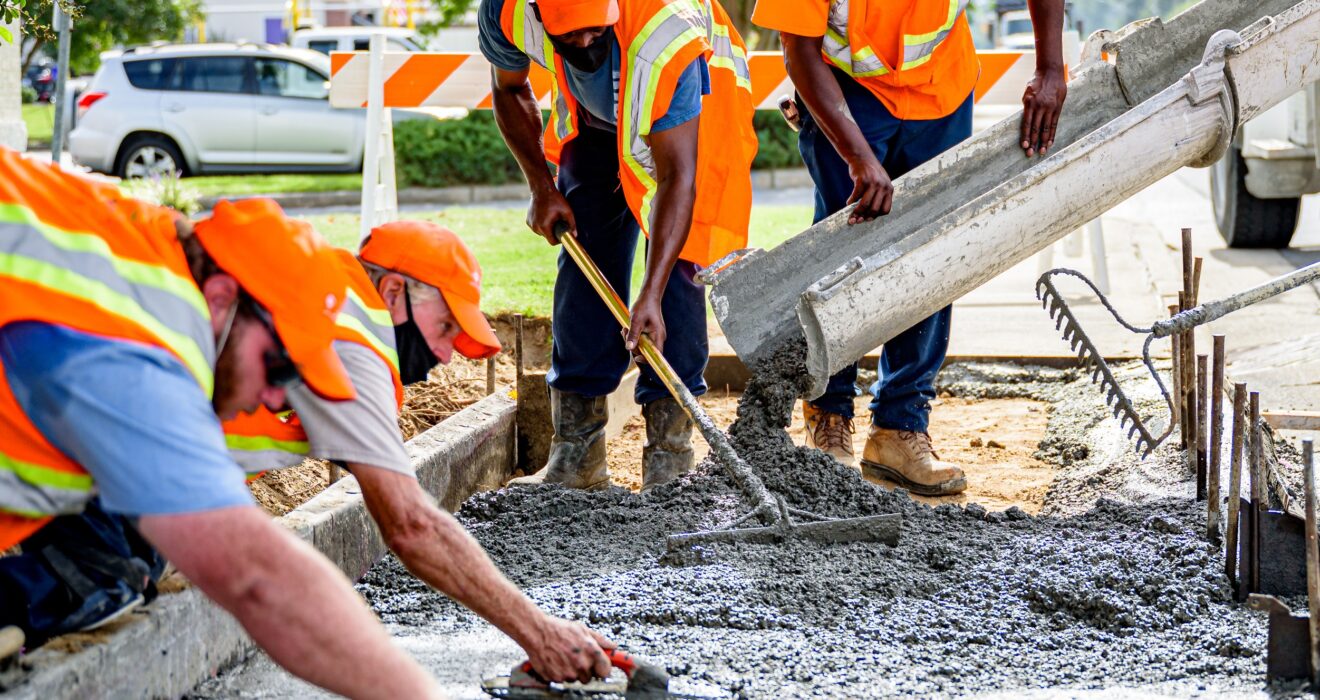 Chantier de travaux publics