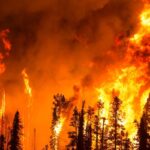 Illustration feu de forêt