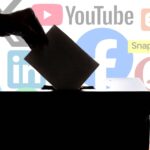 illustration réseaux sociaux et élections