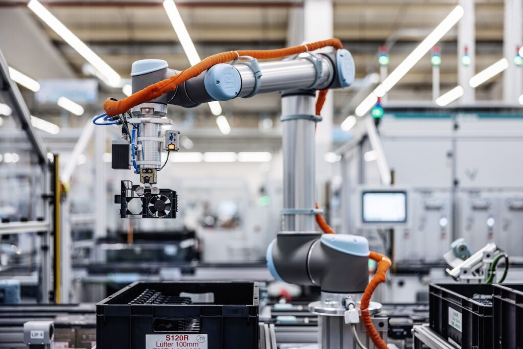 Usine d'Erlangen de Siemens, avec un objectif de 80% d'automatisation. (Photo © Siemens AG)