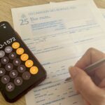 Feuille de déclaration d'impôts